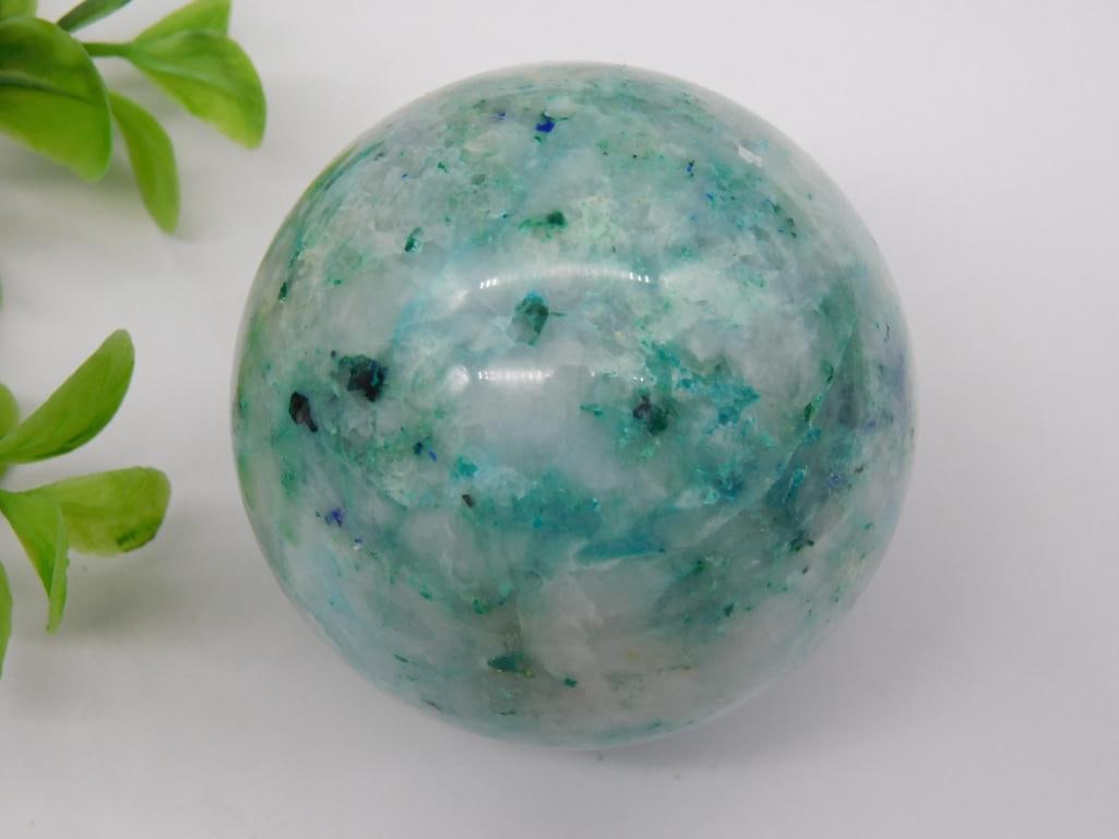 PHOENIX STONE SPHERE ROCK STONE LAPIDARY SPECIMEN (1 of 2)