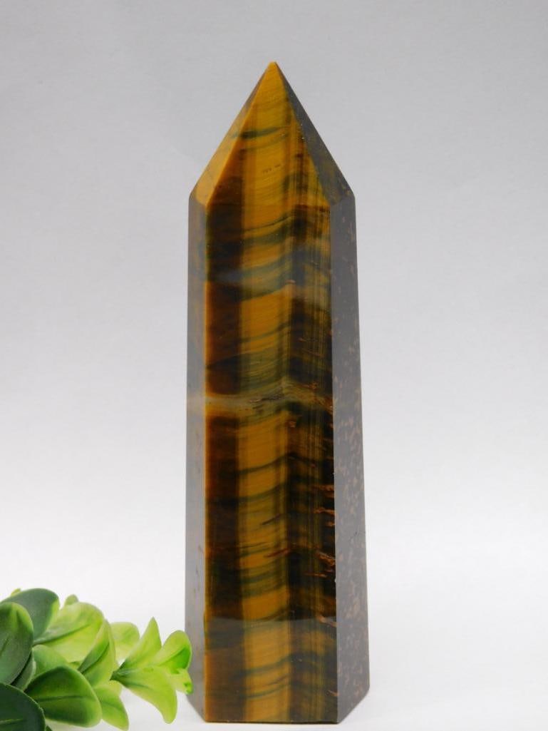 TIGER EYE TOWER ROCK STONE LAPIDARY SPECIMEN (1 of 3)