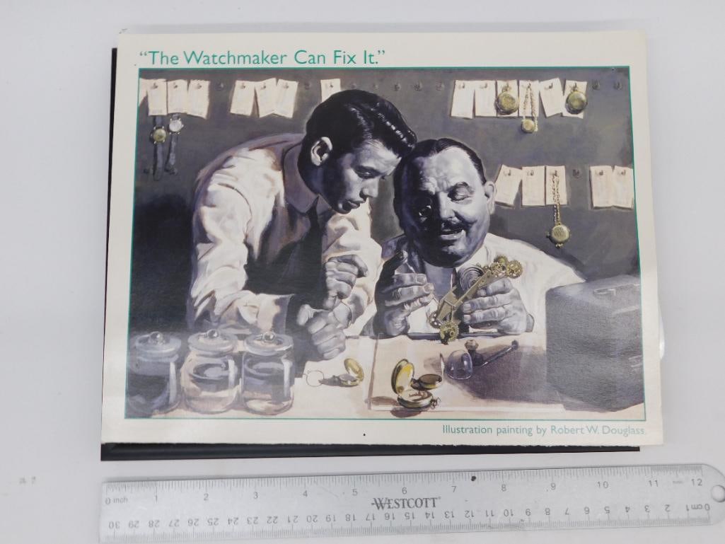 Watchmaker-Themed Ephemera and Prints WATCHMAKER WATCHMAKING TOOLS - 5