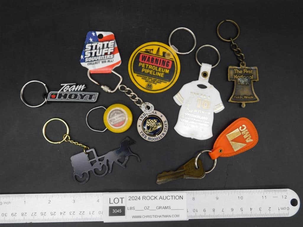 ASSORTED KEYCHAINS - 4