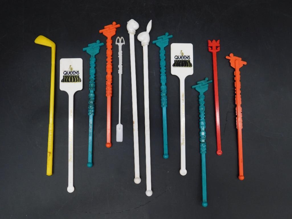 VINTAGE ADVERTISING STIR STICKS: VINTAGE ADVERTISING STIR STICKS