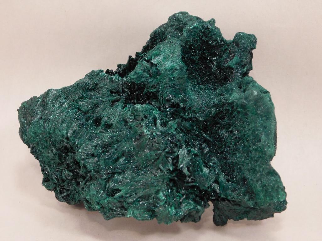 FIBROUS MALACHITE ROCK STONE LAPIDARY SPECIMEN (1 of 2)