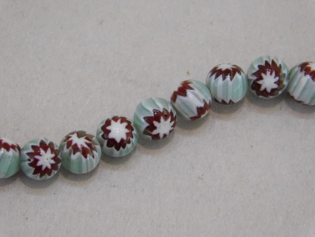 AFRICAN TRADE BEADS ROCK STONE LAPIDARY SPECIMEN: AFRICAN TRADE BEADS ROCK STONE LAPIDARY SPECIMEN