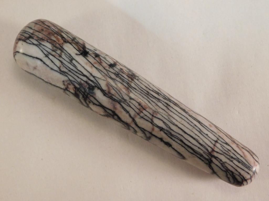 PINOLITH PESTLE ROCK STONE LAPIDARY SPECIMEN (1 of 4)