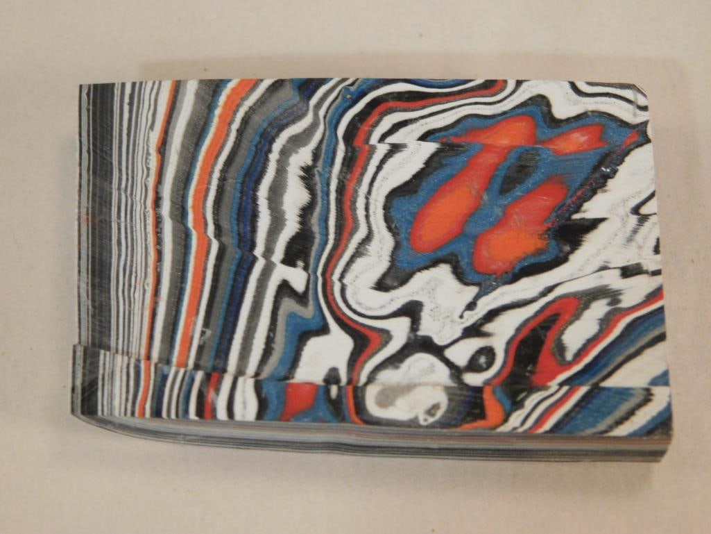 FORDITE MOTOR CITY AGATE ROCK STONE LAPIDARY SPECIMEN: FORDITE MOTOR CITY AGATE ROCK STONE LAPIDARY SPECIMEN
