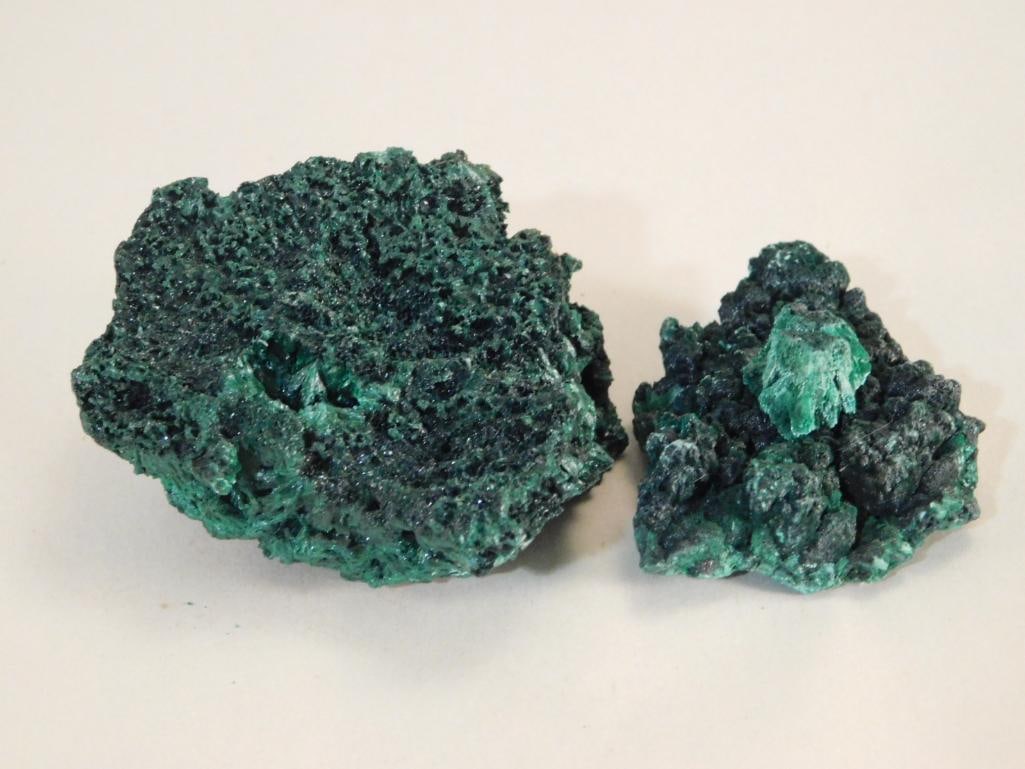 FIBROUS MALACHITE ROCK STONE LAPIDARY SPECIMEN (1 of 2)