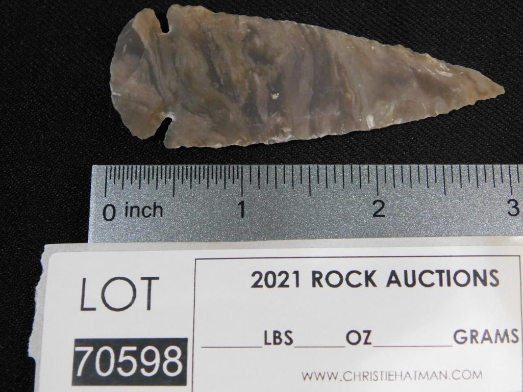 3 INCH HAND KNAPPED AR ROWHEAD - 2