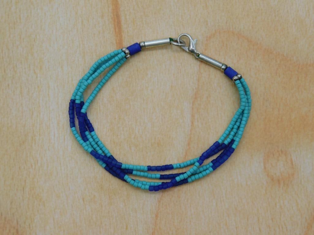 MIXED STONE BRACELET ROCK STONE LAPIDARY SPECIMEN (1 of 4)