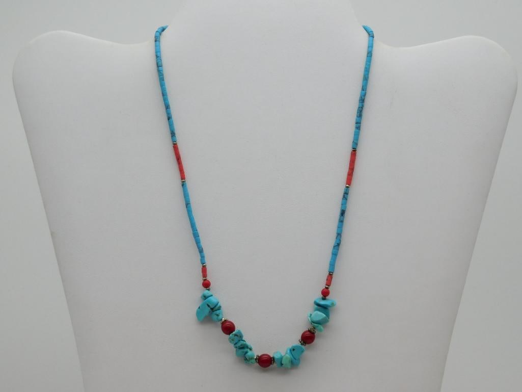 MIXED STONE NECKLACE ROCK STONE LAPIDARY SPECIMEN (1 of 4)