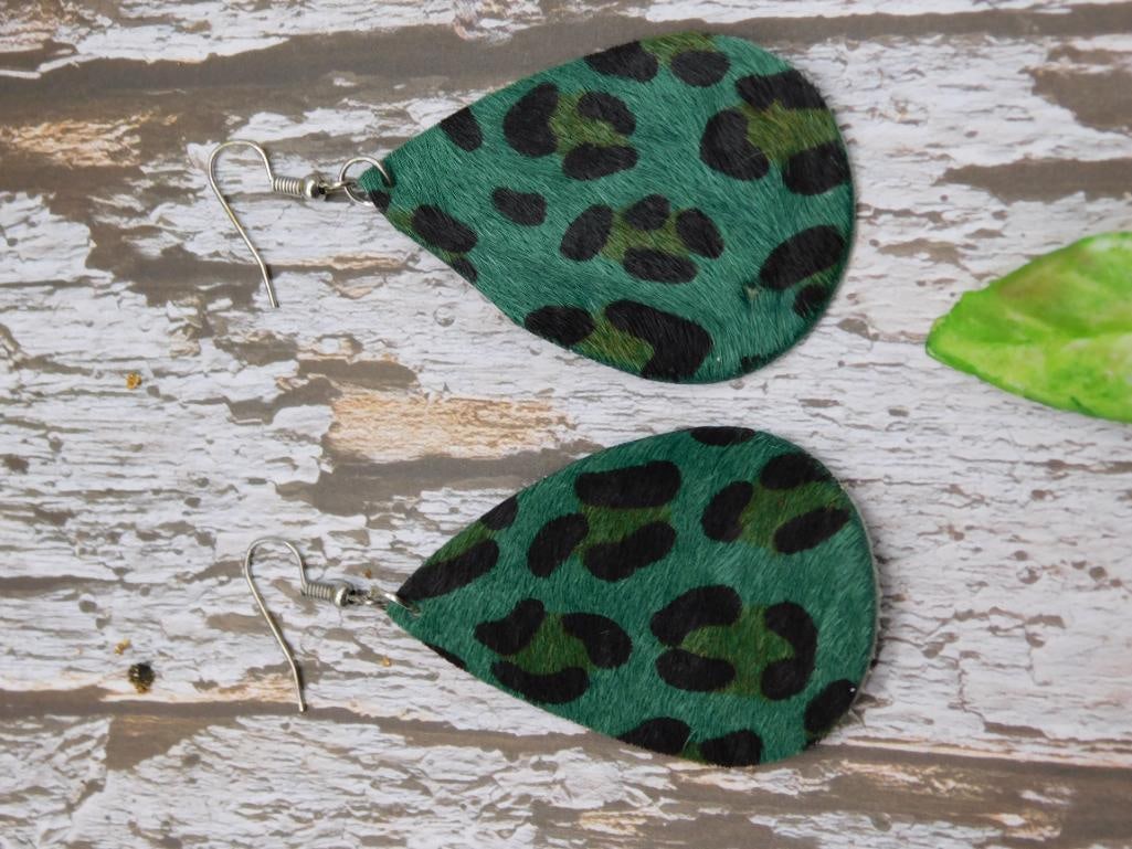 LEOPARD PRINT EARRINGS - 2