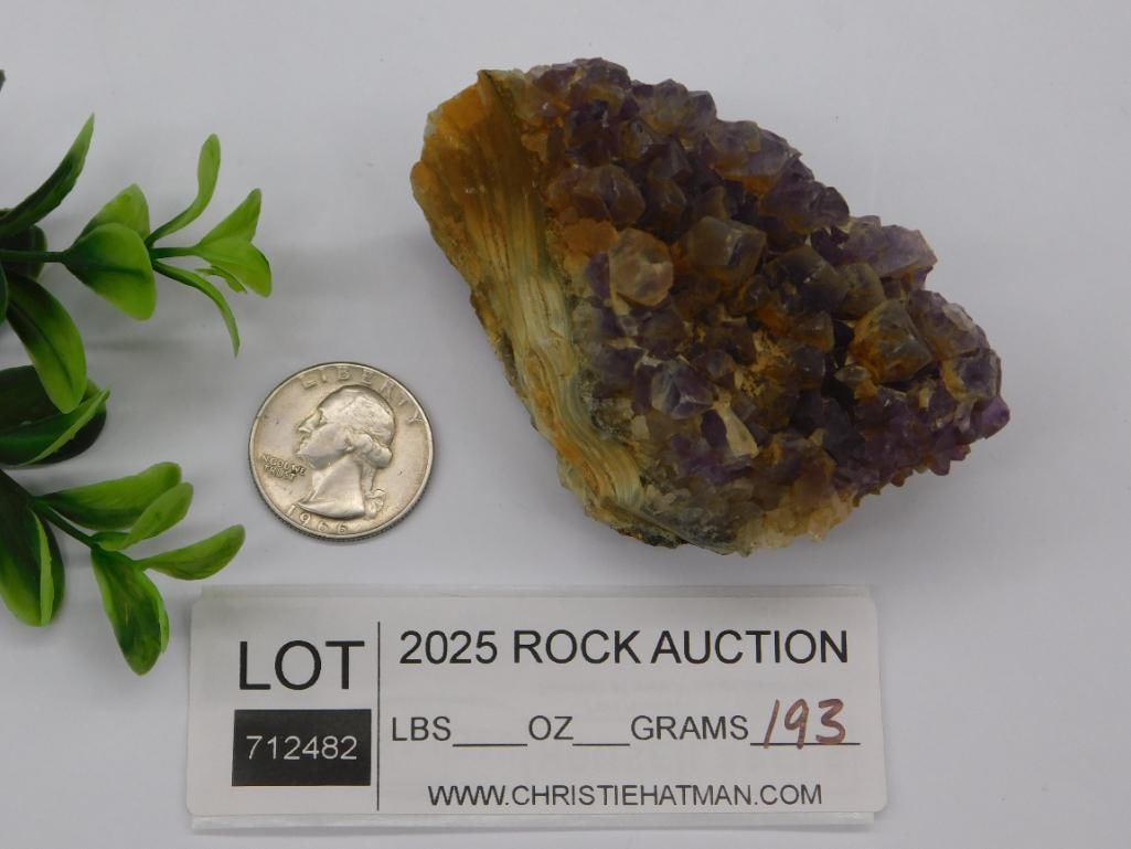 AMETHYST ROCK STONE LAPIDARY SPECIMEN - 2