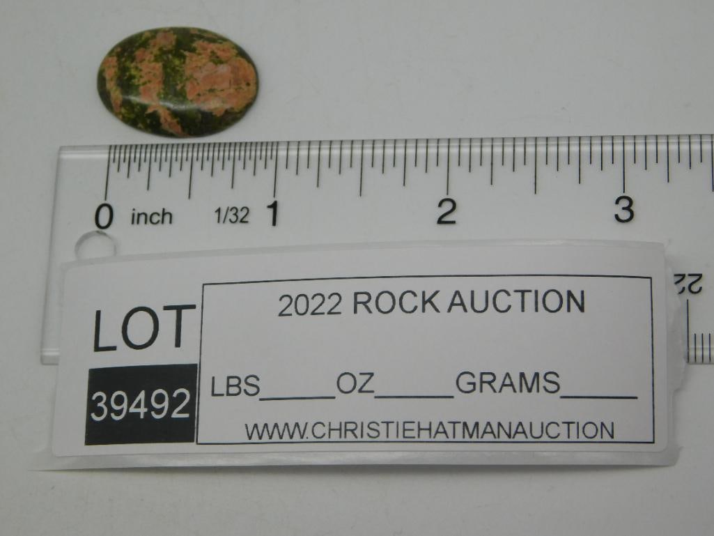 UNAKITE CABOCHON ROCK STONE LAPIDARY SPECIMEN - 2