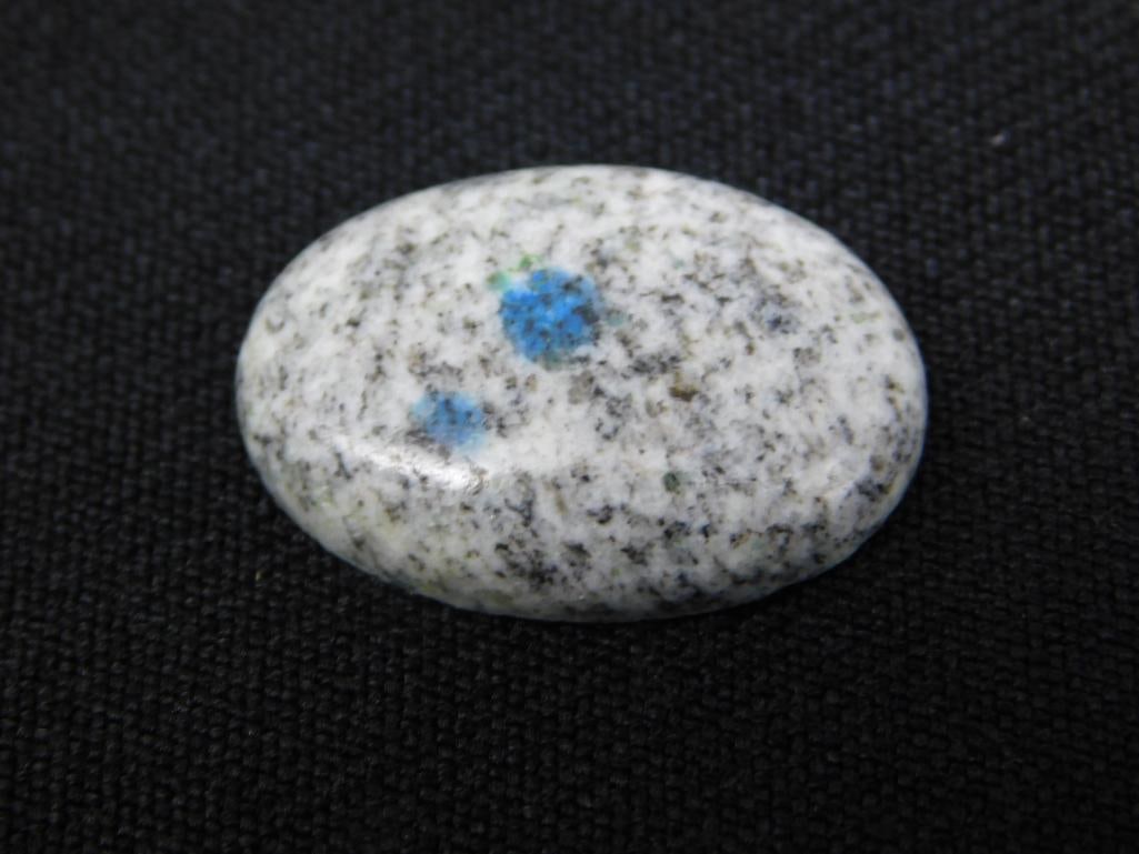 K2 AZURITE CABOCHON ROCK STONE LAPIDARY SPECIMEN: K2 AZURITE CABOCHON ROCK STONE LAPIDARY SPECIMEN