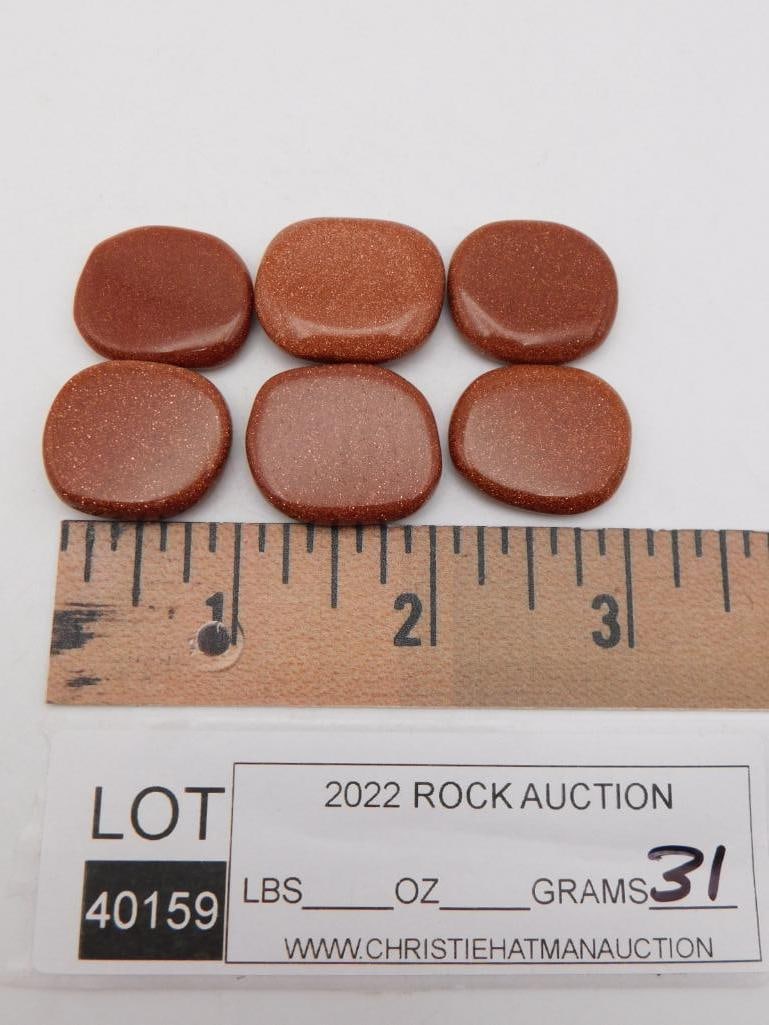 GOLDSTONE ROCK STONE LAPIDARY SPECIMEN - 2