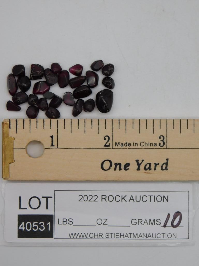 GARNET ROCK STONE LAPIDARY SPECIMEN - 2