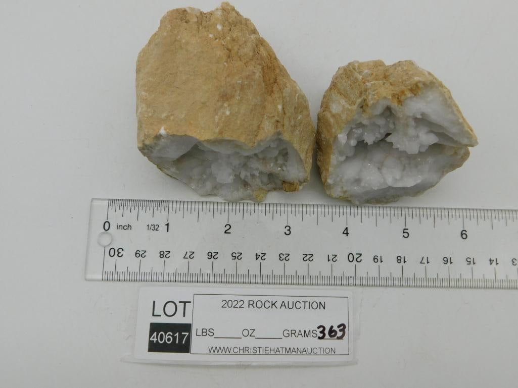 GEODE ROCK STONE LAPIDARY SPECIMEN - 2
