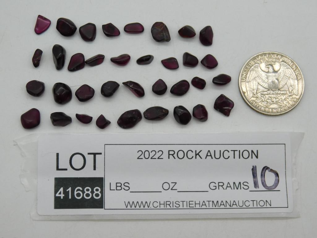 GARNET ROCK STONE LAPIDARY SPECIMEN - 2