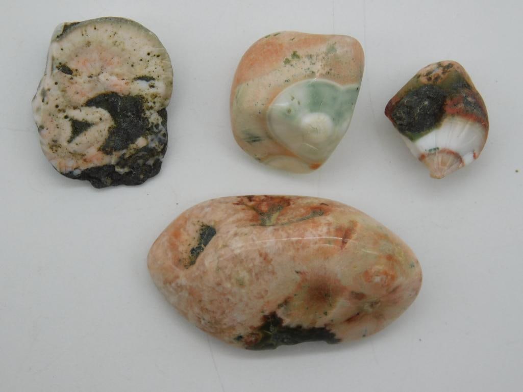 THOMPSONITE ROCK STONE LAPIDARY SPECIMEN: THOMPSONITE ROCK STONE LAPIDARY SPECIMEN