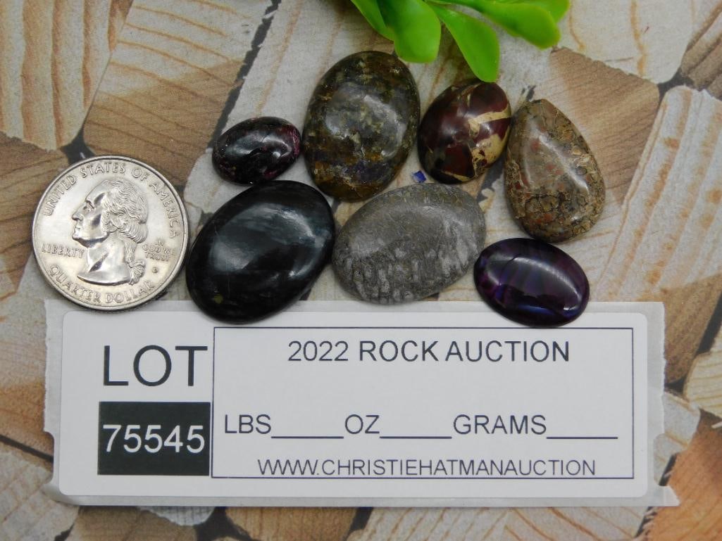 CABOCHONS ROCK STONE LAPIDARY SPECIMEN - 2