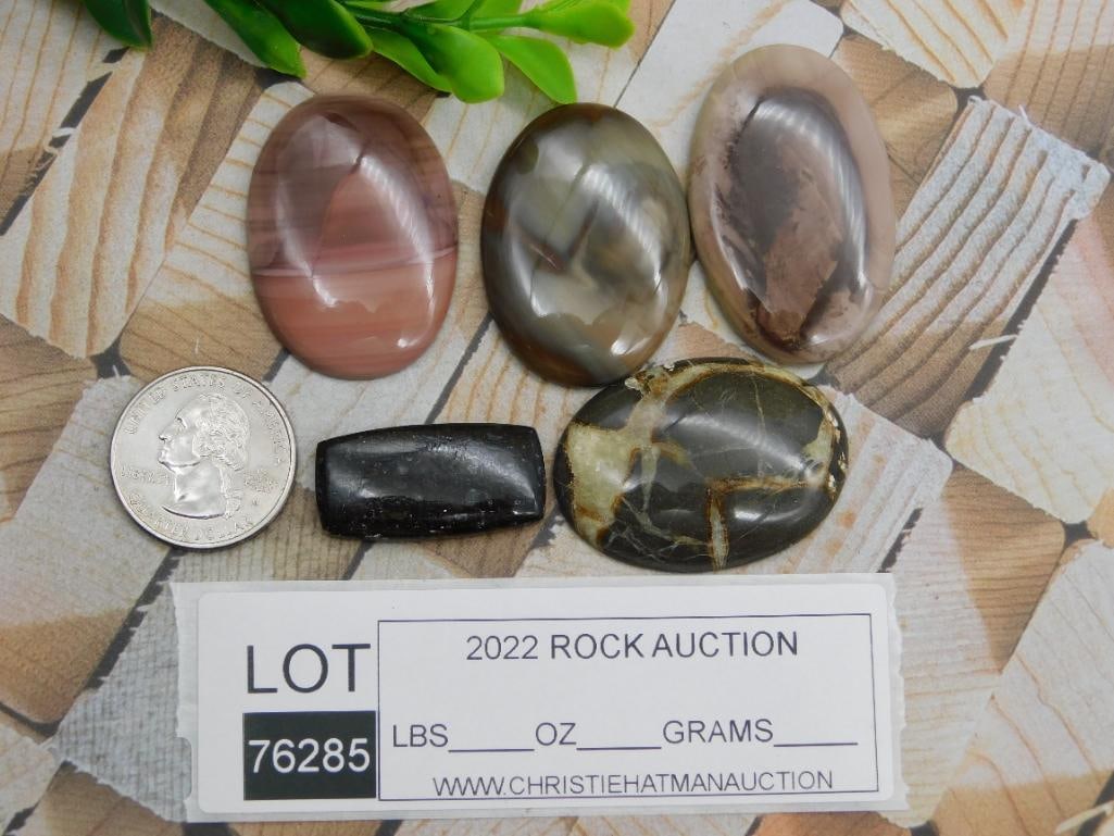 CABOCHONS ROCK STONE LAPIDARY SPECIMEN - 2