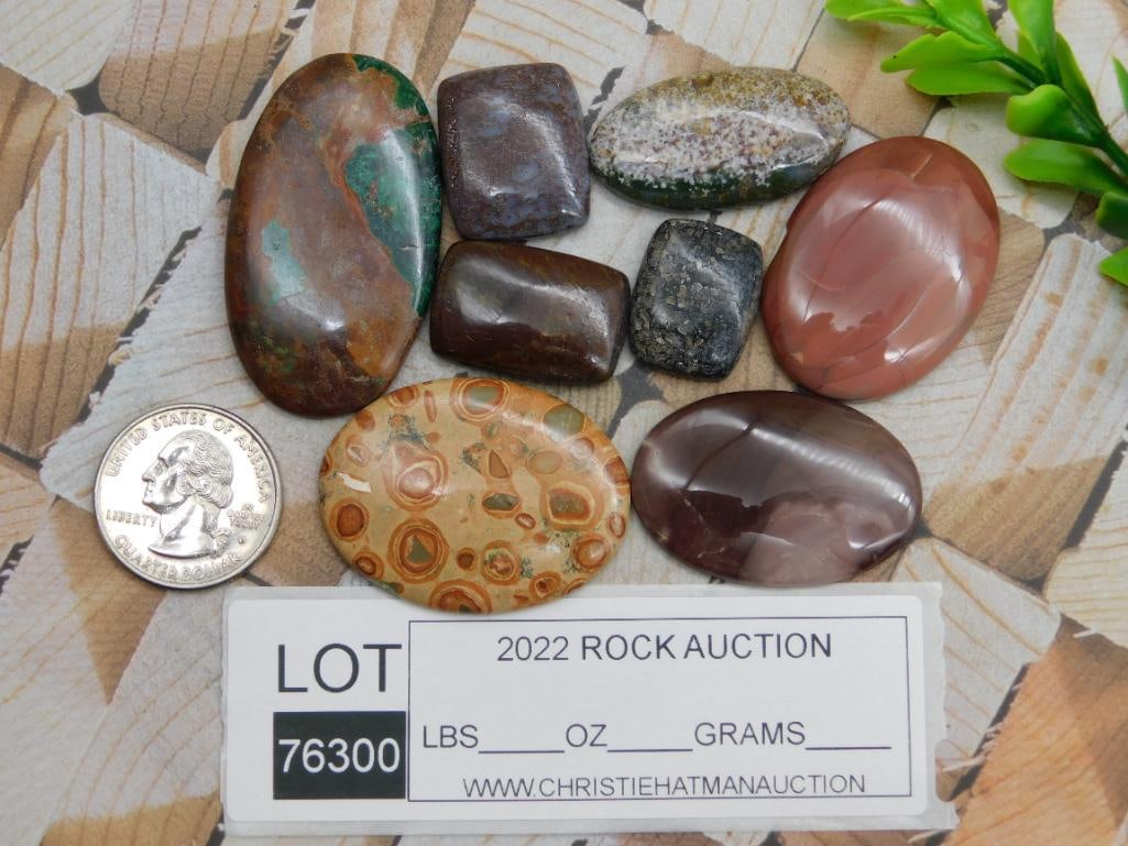 CABOCHONS ROCK STONE LAPIDARY SPECIMEN - 2