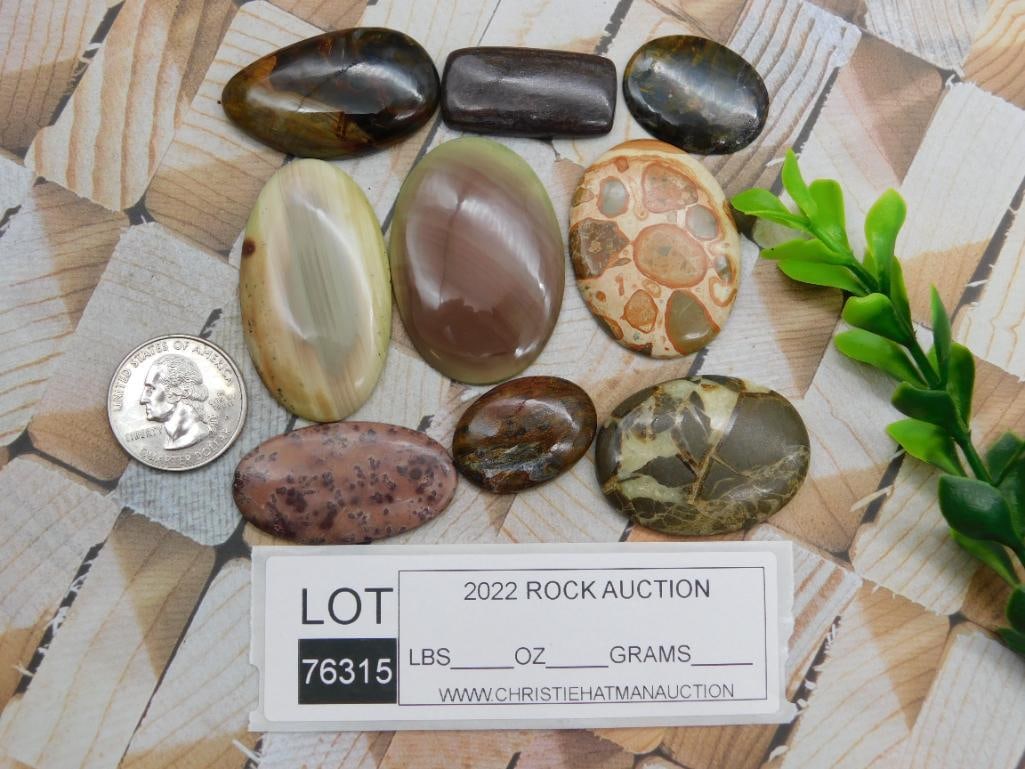 CABOCHONS ROCK STONE LAPIDARY SPECIMEN - 2
