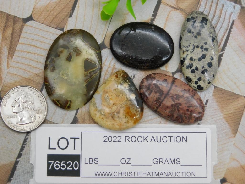 CABOCHONS ROCK STONE LAPIDARY SPECIMEN - 2