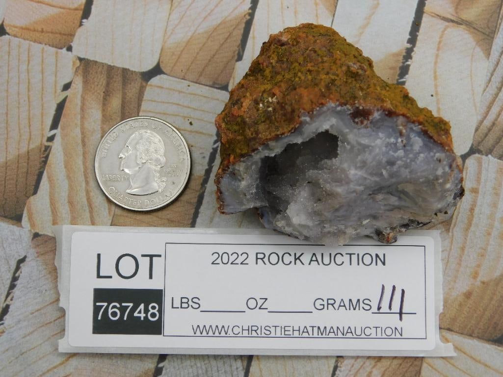 CAVE GEODE ROCK STONE LAPIDARY SPECIMEN - 2