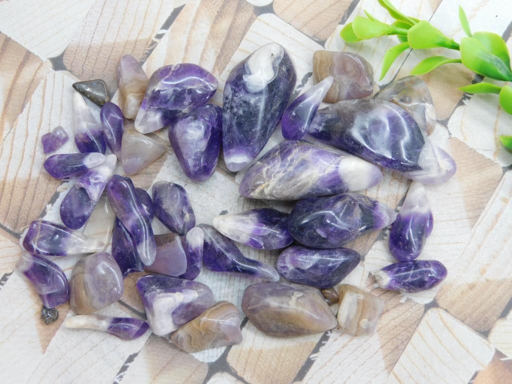 AMETHYST AND ROYAL AZTEC LACE ROCK STONE LAPIDARY SPECIMEN: AMETHYST AND ROYAL AZTEC LACE ROCK STONE LAPIDARY SPECIMEN