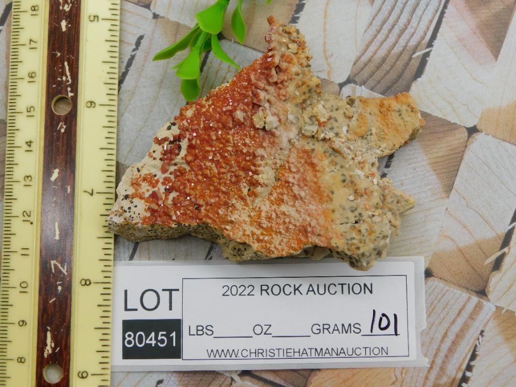 VANADINITE ROCK STONE LAPIDARY SPECIMEN - 3