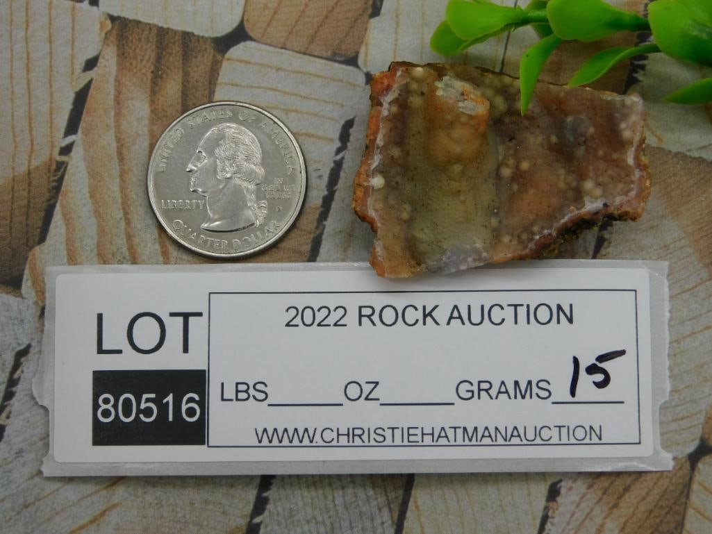 CAVE GEODE ROCK STONE LAPIDARY SPECIMEN - 2