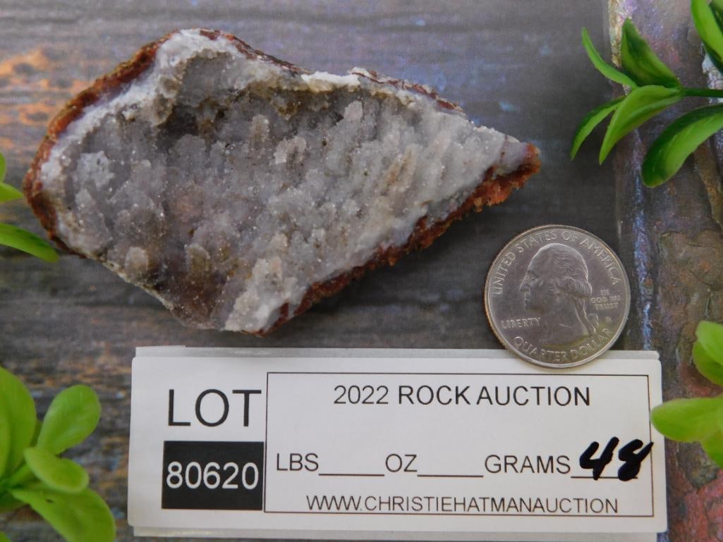 CAVE GEODE ROCK STONE LAPIDARY SPECIMEN - 2