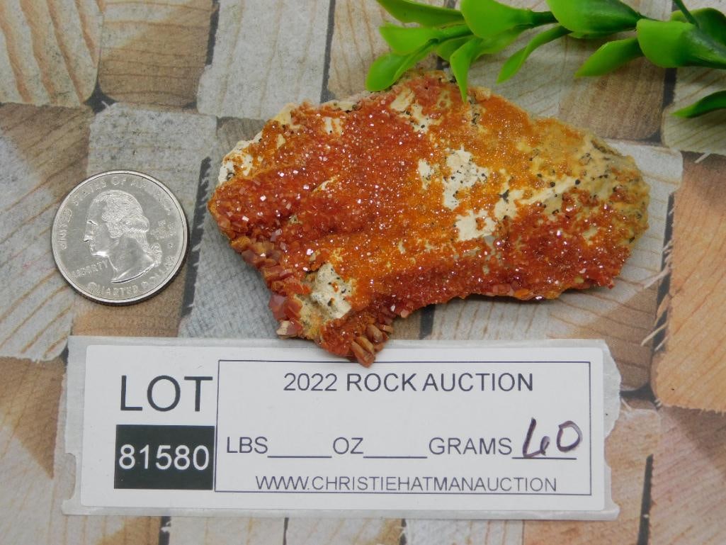 VANADINITE ROCK STONE LAPIDARY SPECIMEN - 3