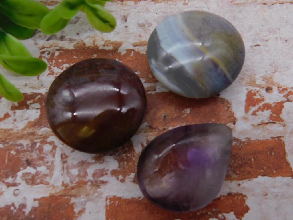 MIXED LOT ROCK STONE LAPIDARY SPECIMEN: MIXED LOT ROCK STONE LAPIDARY SPECIMEN