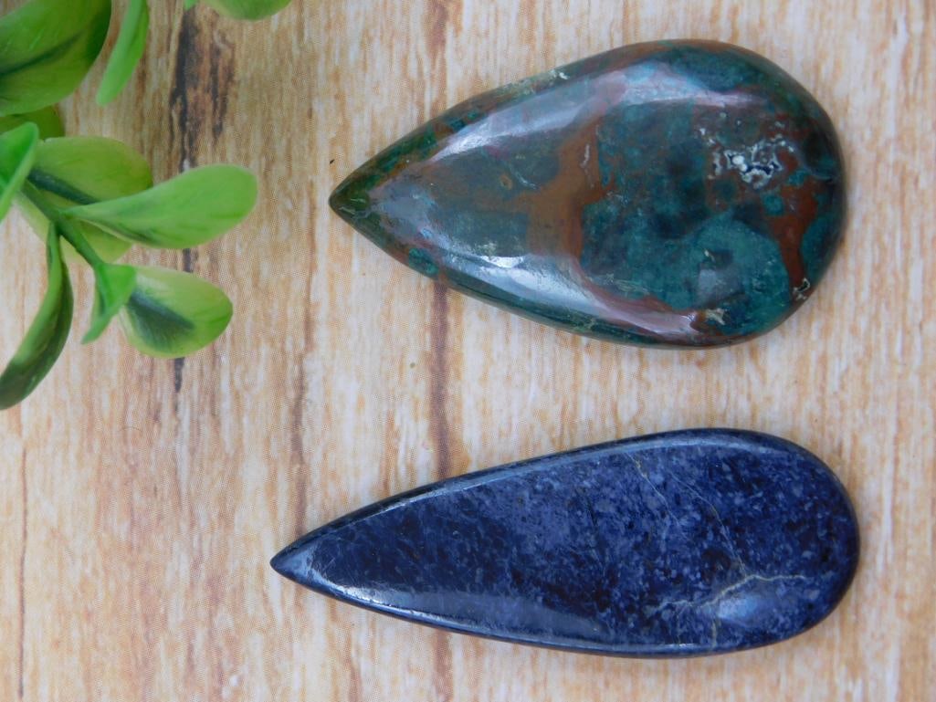 CABOCHONS ROCK STONE LAPIDARY SPECIMEN (1 of 2)