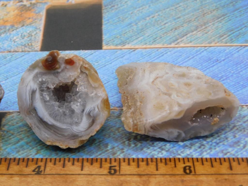 GEODE ROCK STONE LAPIDARY SPECIMEN - 4