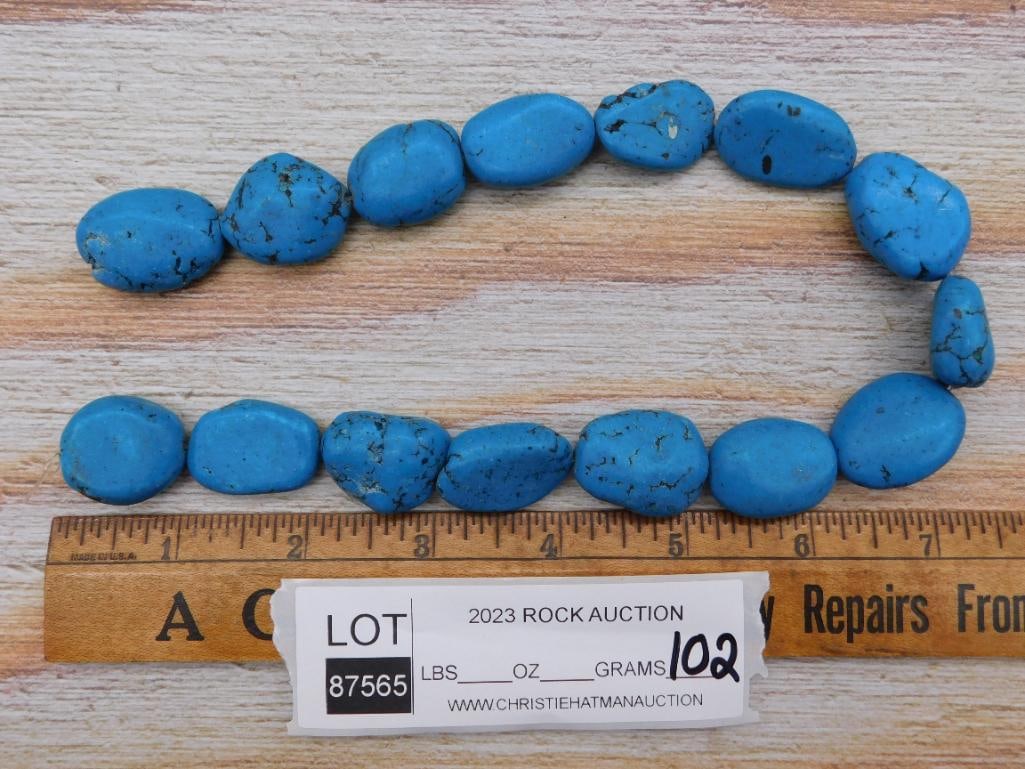 STONE BEADS ROCK STONE LAPIDARY SPECIMEN - 2