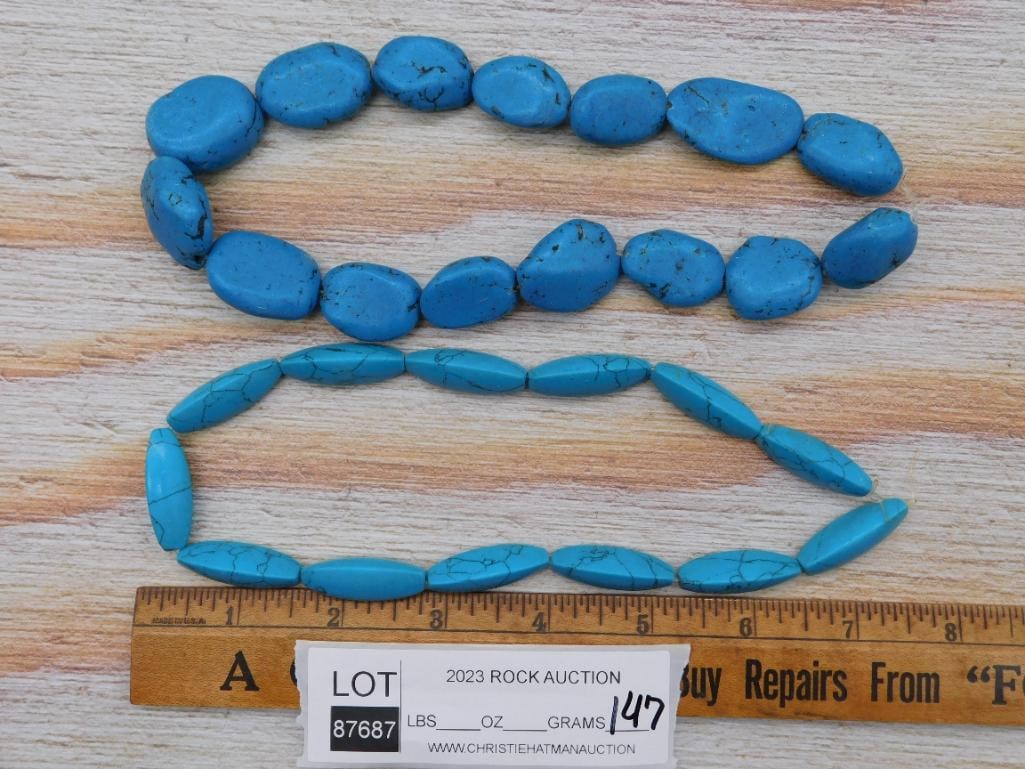 STONE BEADS ROCK STONE LAPIDARY SPECIMEN - 2