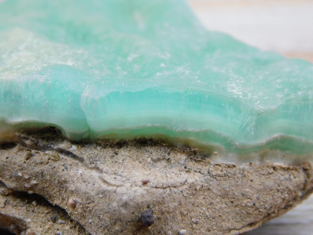 BLUE ARAGONITE ROCK STONE LAPIDARY SPECIMEN - 3