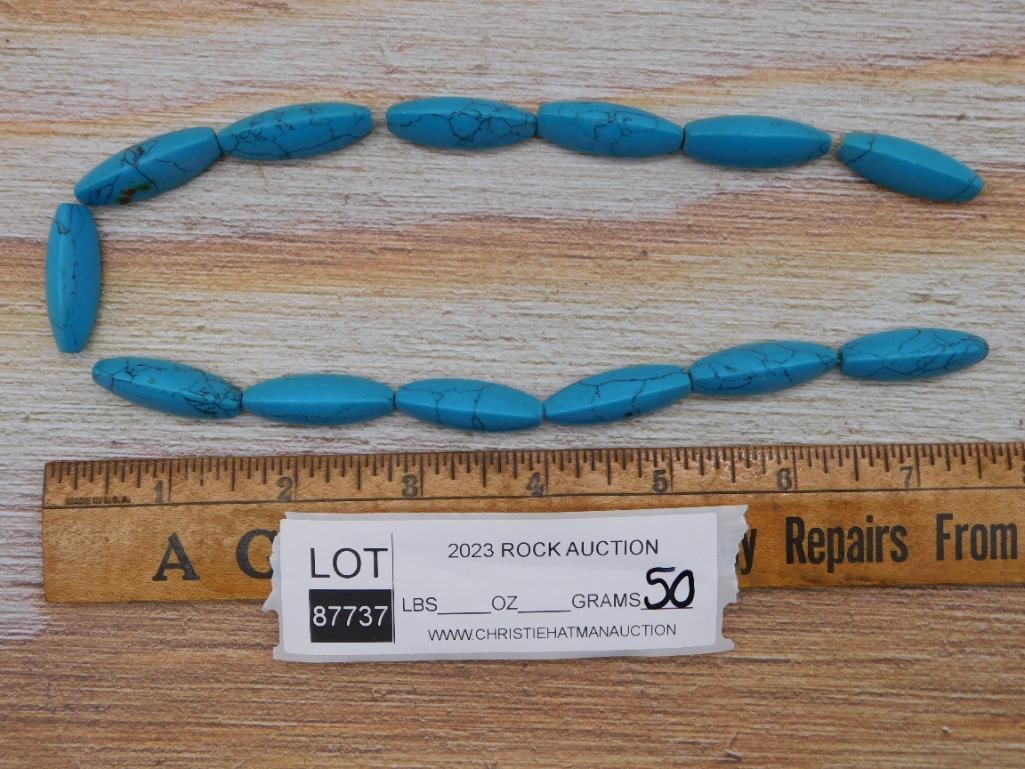 STONE BEADS ROCK STONE LAPIDARY SPECIMEN - 2