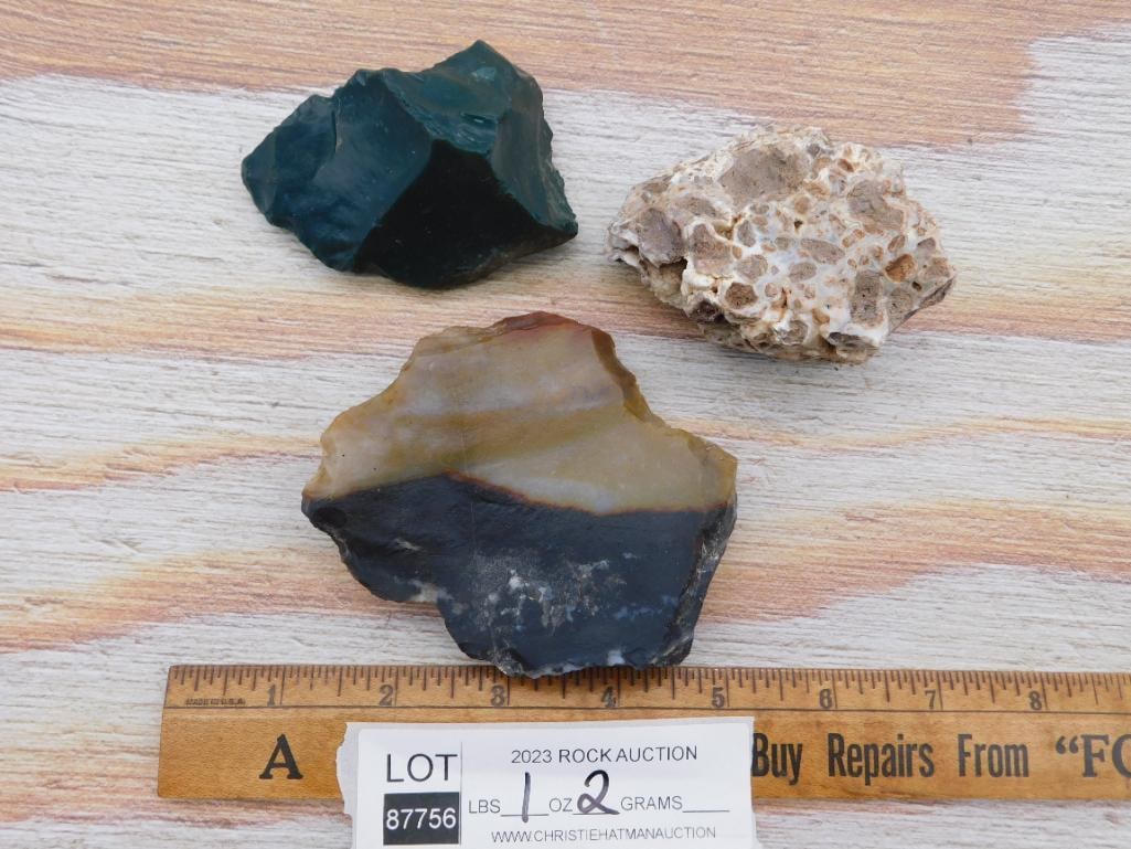 MIXED LOT ROCK STONE LAPIDARY SPECIMEN - 2