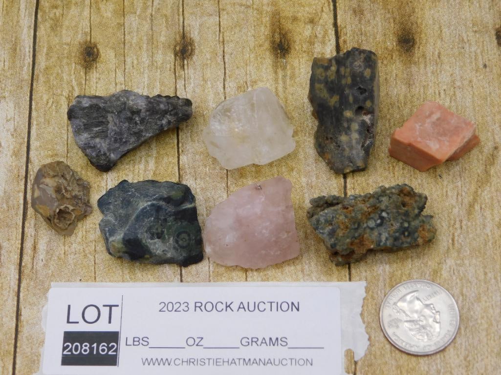 MIXED ROUGH ROCK ROCK STONE LAPIDARY SPECIMEN - 2