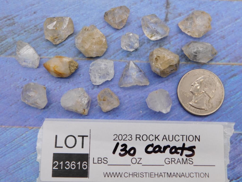 HERKIMER DIAMONDS ROCK STONE LAPIDARY SPECIMEN - 2