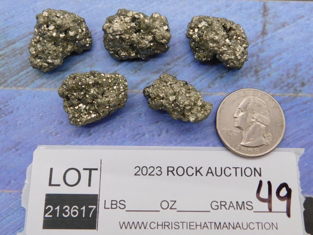 PYRITE ROCK STONE LAPIDARY SPECIMEN - 2