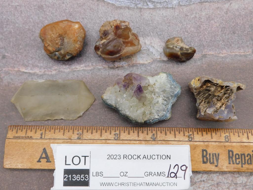 MIXED LOT ROCK STONE LAPIDARY SPECIMEN - 2