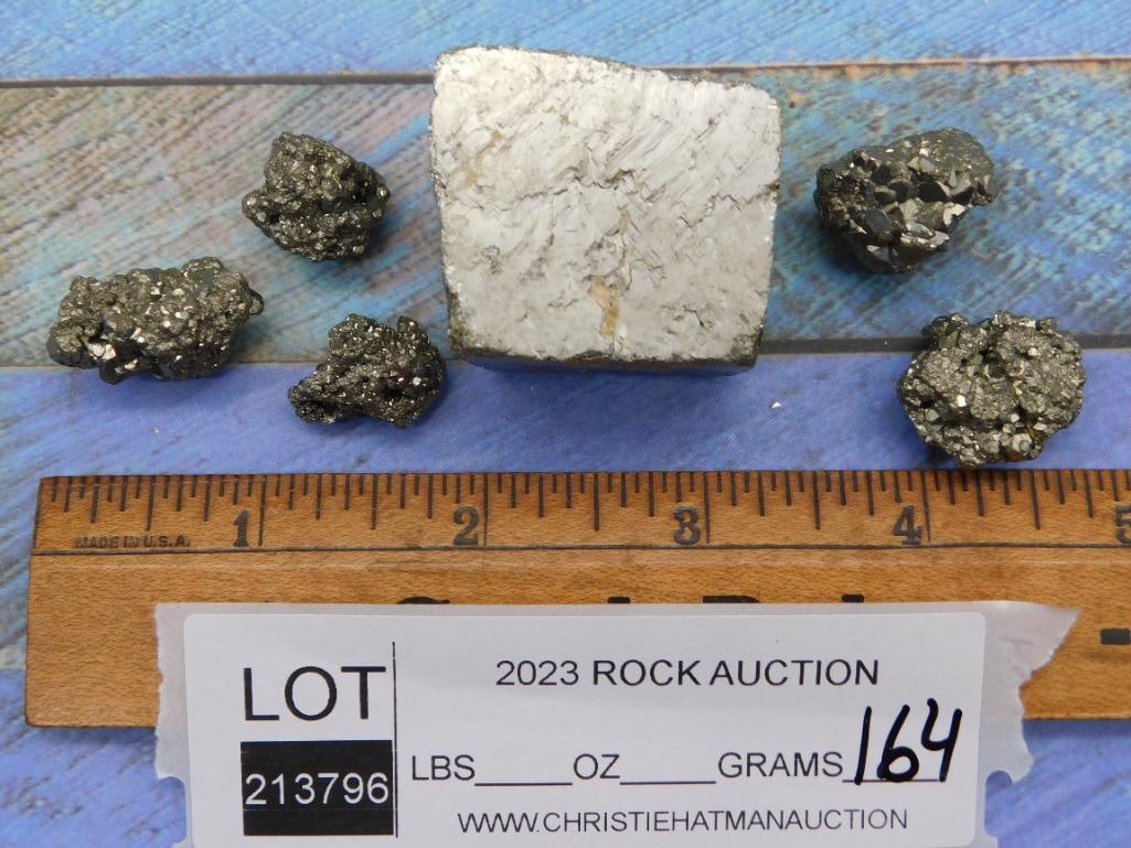 PYRITE ROCK STONE LAPIDARY SPECIMEN - 2