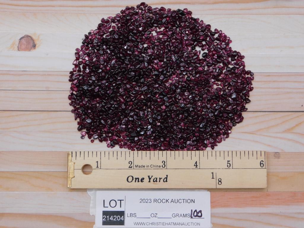 GARNET ROCK STONE LAPIDARY SPECIMEN - 2