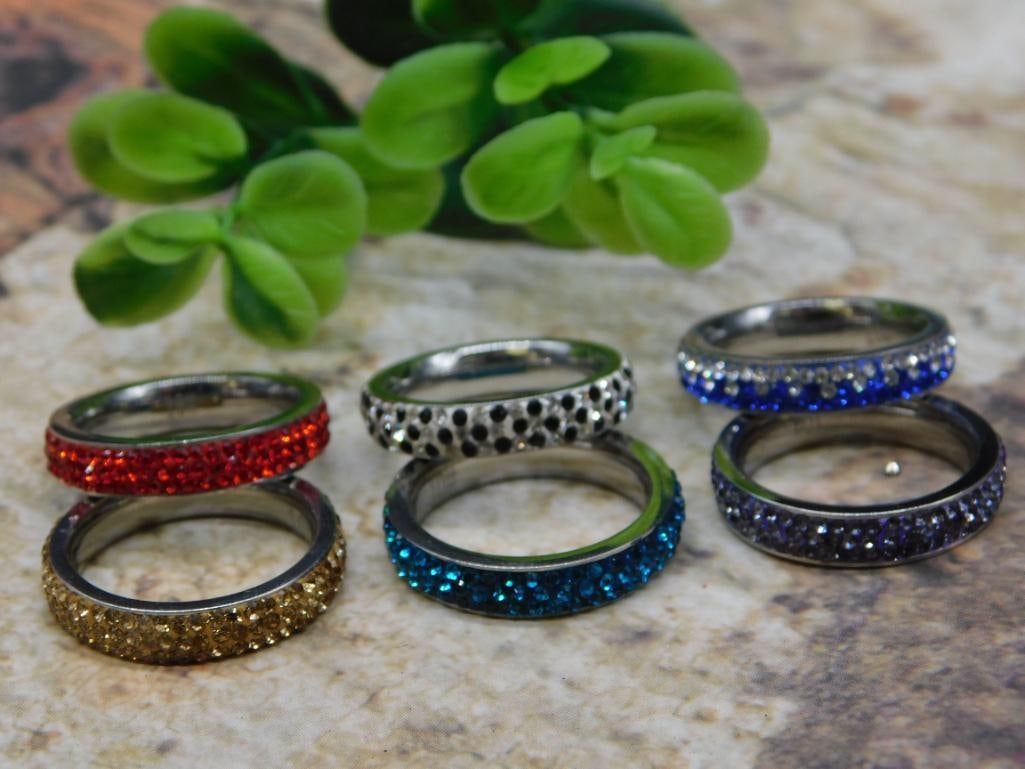 STONE RINGS ROCK STONE LAPIDARY SPECIMEN: STONE RINGS ROCK STONE LAPIDARY SPECIMEN