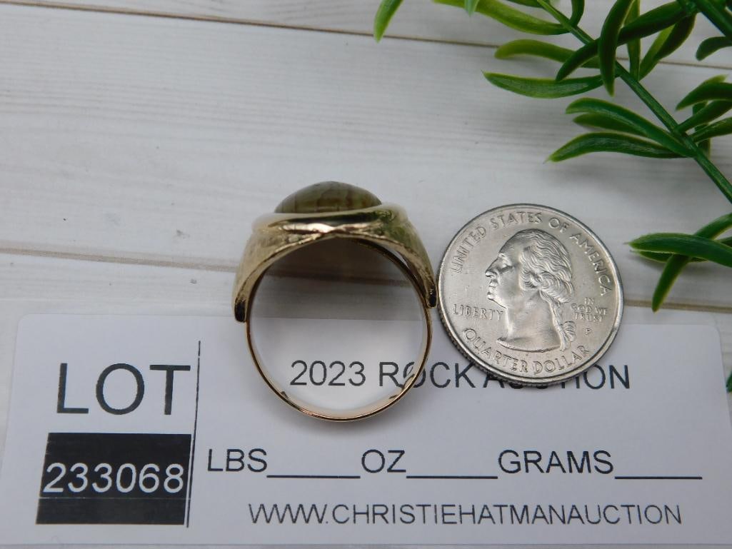 JASPER RING ROCK STONE LAPIDARY SPECIMEN - 2