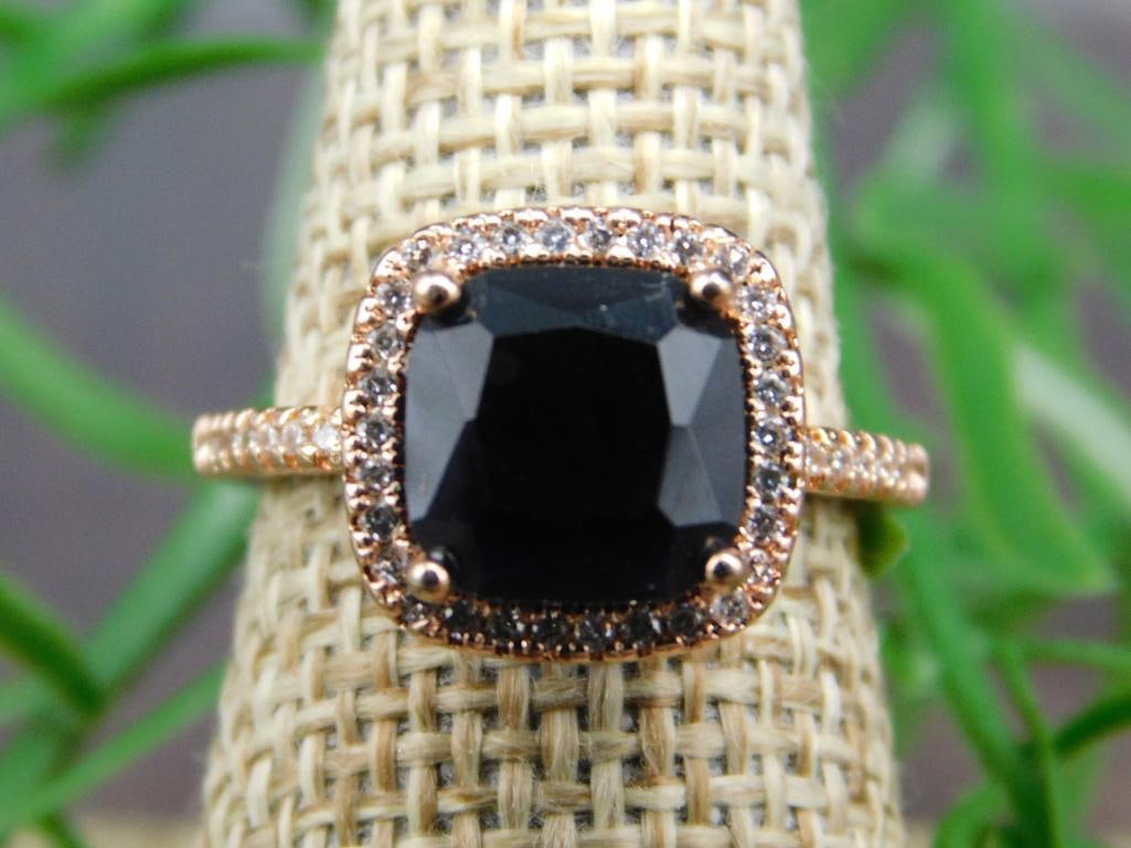 GENUINE STONE RING SIZE 6 - 3